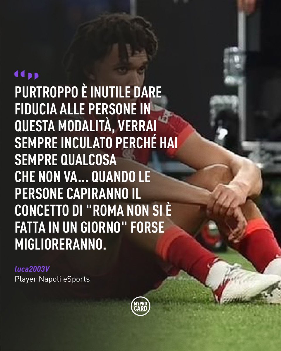 Roma non si costruisce in un giorno... <a href="/LucaV2703/">luca2003V</a> 

#ClubVerse