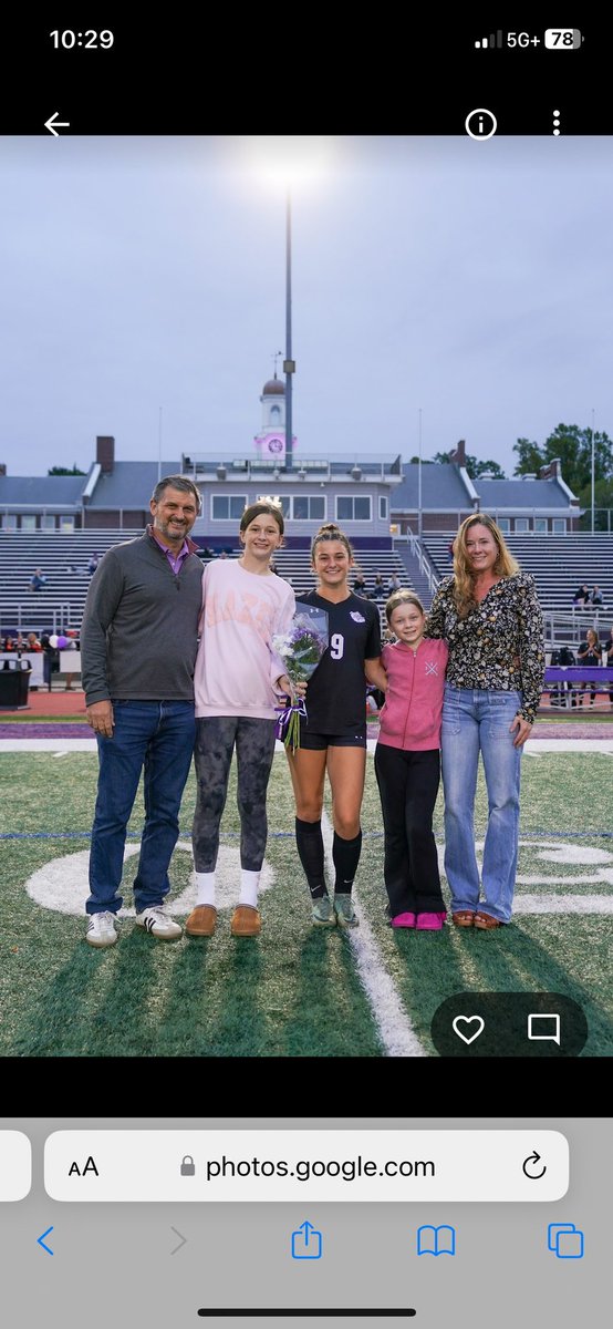 RFH Senior night 2024 💜💜 
There’s always something special about playing for your hometown! I’m grateful to end my high school career back at home but thankful for the people and experiences I’ve had over this journey these past 4 years. Thank you to everyone who’s made this