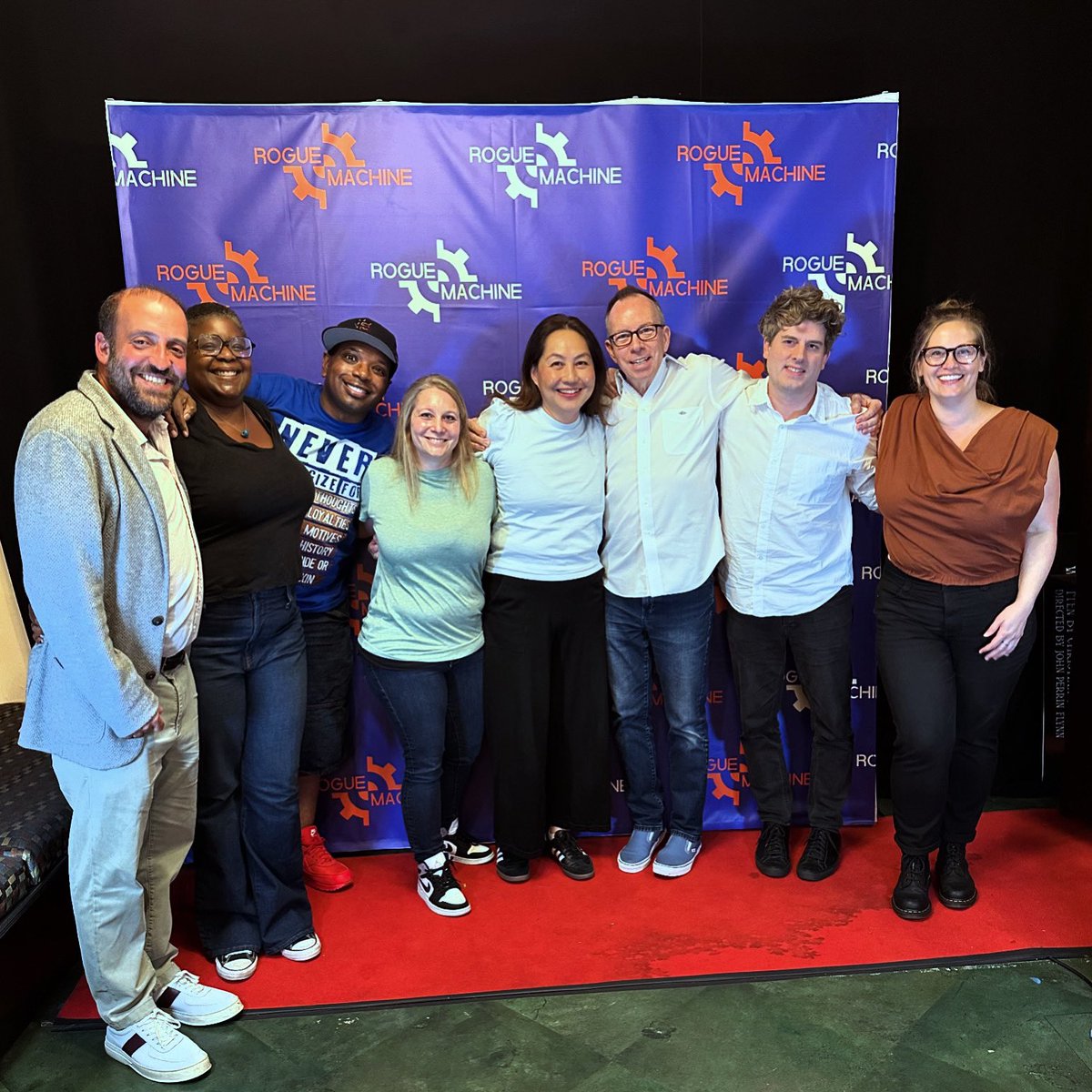 LowBudgetLaughs's tweet image. Last night us #ClawsTNT 💅🏾 #writers 👨🏾‍💻 #reunited to see @rambopolitan’s excellent new play, #AGoodGuy! Don’t walk…run to see this heat! The subject matter is timely &amp;amp; the writing, acting, directing &amp;amp; sound design are BANGIN! 🔥🔥 The show plays until at least 10/28/24. 😆