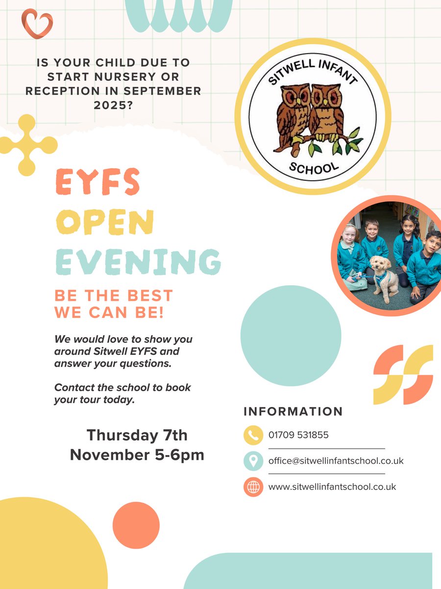 We are holding an Open Evening on Thursday 7th November for prospective parents for our EYFS classes to start September 2025.

Please get in touch if you would like to book a place!