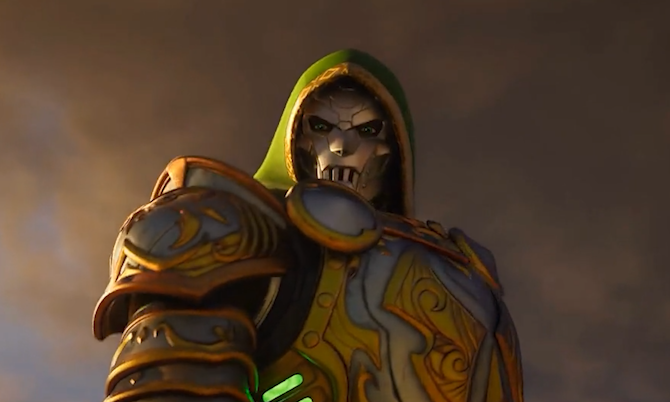 Rezztro's tweet photo. why was bro smiling when doom turned around?? you were about to be turned into a rotisserie chicken dawg!!! ☠️ https://t.co/SZix1PK6Ek