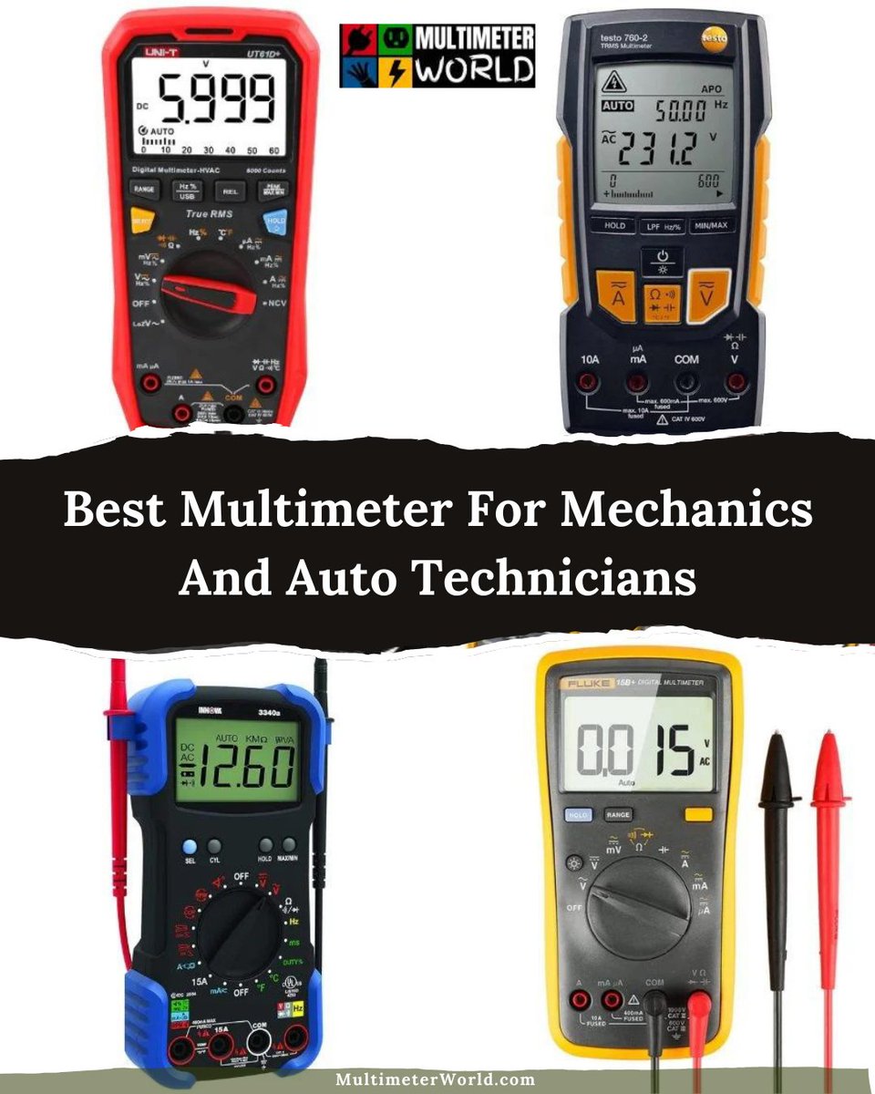 WorldMultimeter's tweet image. Discover the best multimeters for mechanics to diagnose electrical issues with ease!
ow.ly/IXU450TF7i0
#MechanicMultimeters #AutoRepairTools #ElectricalDiagnosis #AutomotiveTech #GarageEssentials