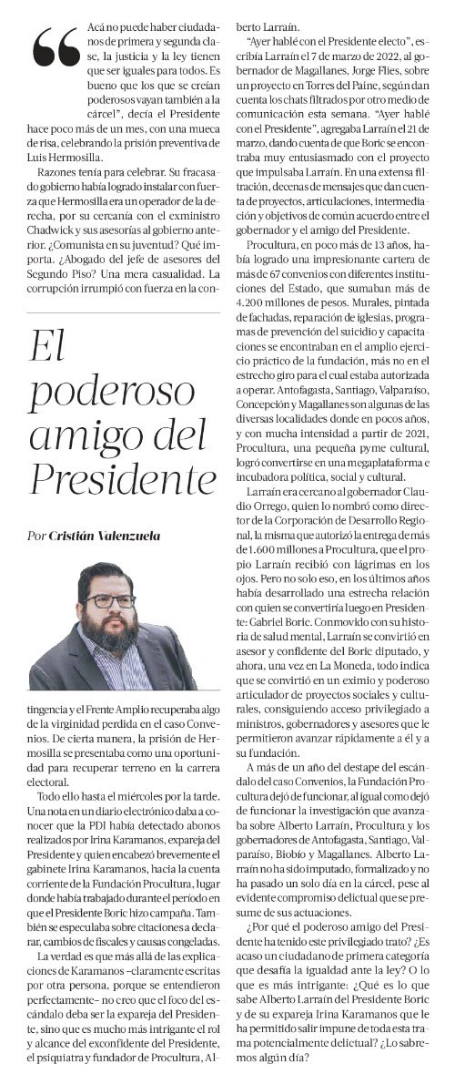 Columna: El poderoso amigo del Presidente