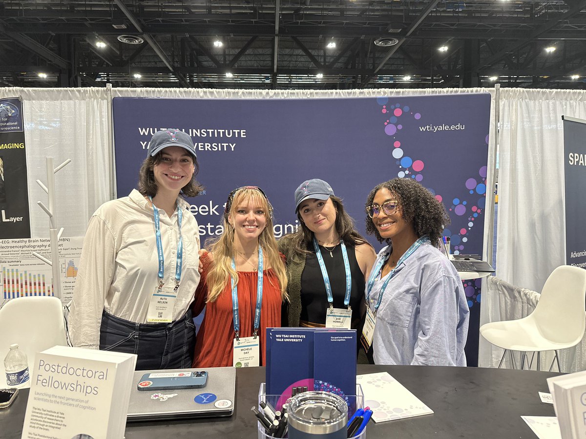 Woohoo for <a href="/WuTsaiYale/">Wu Tsai Institute | Yale University</a>! Visit us at #booth1837 <a href="/SfNtweets/">Society for Neuroscience (SfN)</a> ! Giving out stickers, pens, and more. Plus you get to talk to us about the best thing…science!