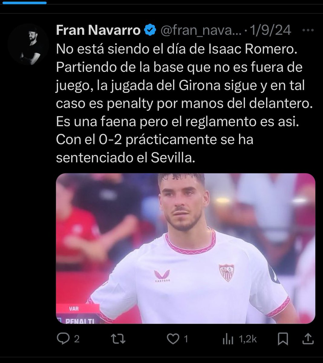 Rafafilgue's tweet photo. @fran_navarr0 No te vi aquí decir que no era penalti y que Medina cántale no nos ayudó…. Doble rasero, venga ya!!! https://t.co/LpeSNlfZ8I