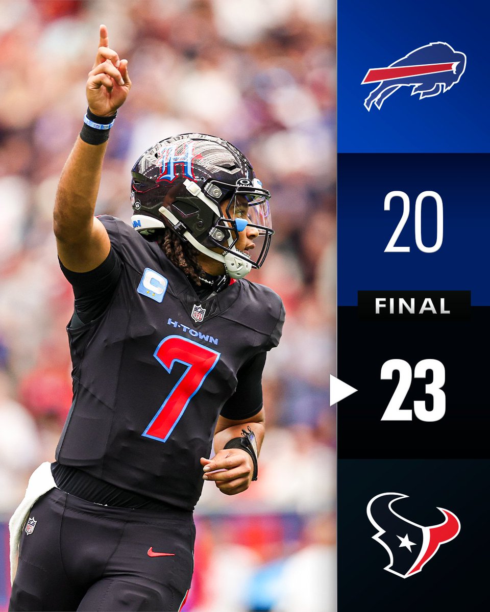 NFL's tweet photo. FINAL: @HoustonTexans win in the final seconds.  #BUFvsHOU https://t.co/kcftuqnksV