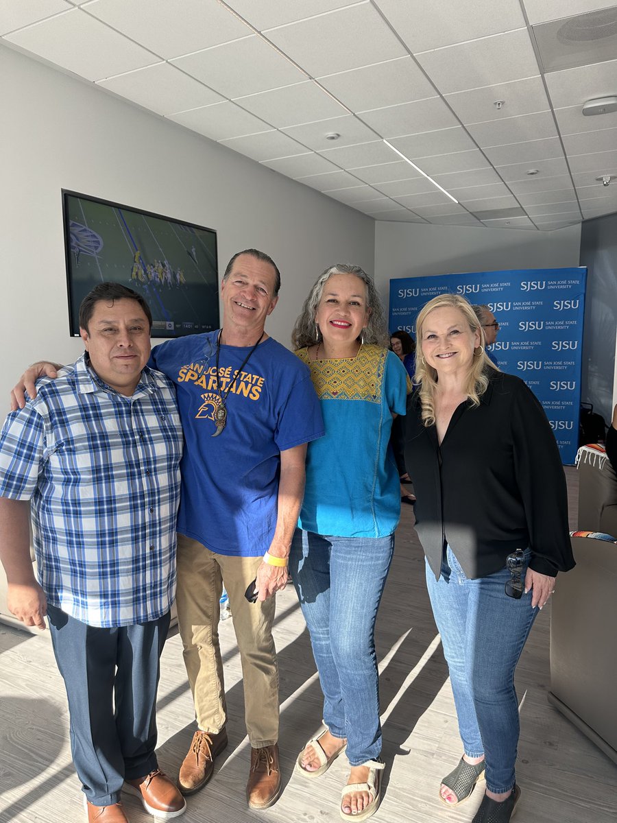 💙💛Go Spartans! 💙💛 

What fun it was to cheer on our Spartans yesterday in their game against Nevada! 🏈

Being there made so many memories rush back - feels like home.