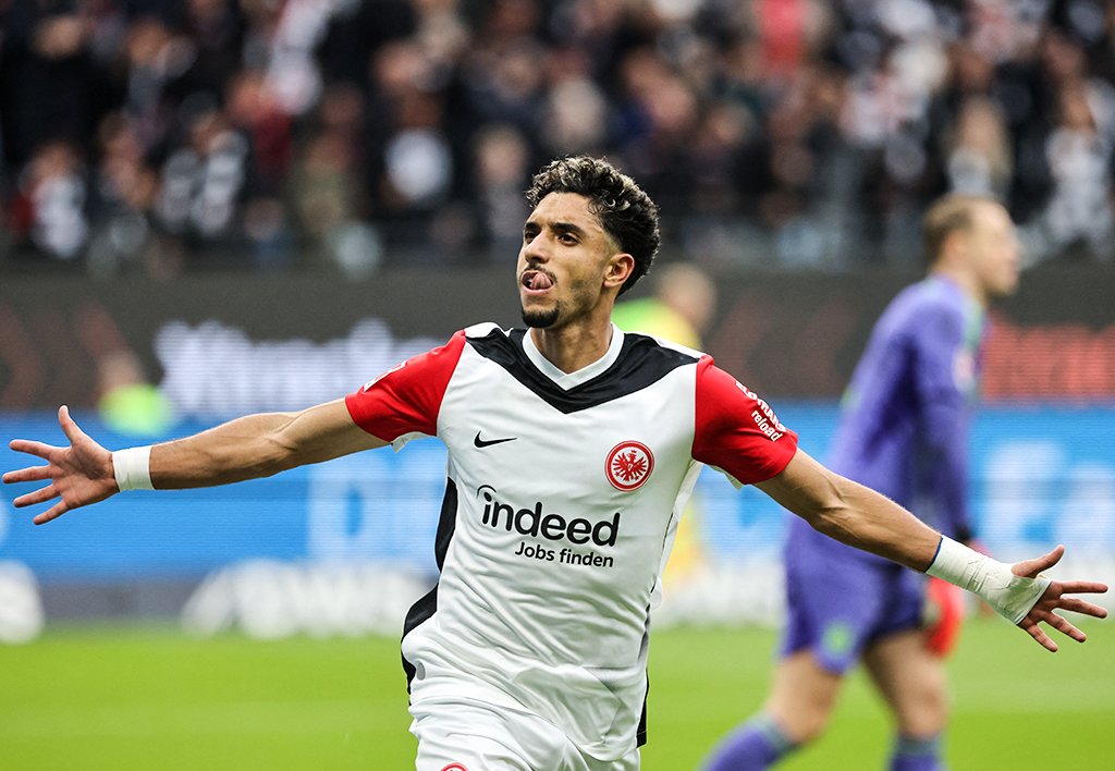 Omar Marmoush’s seventh Bundesliga goal of the season arrives against Bayern.

Serious form 🇪🇬✨