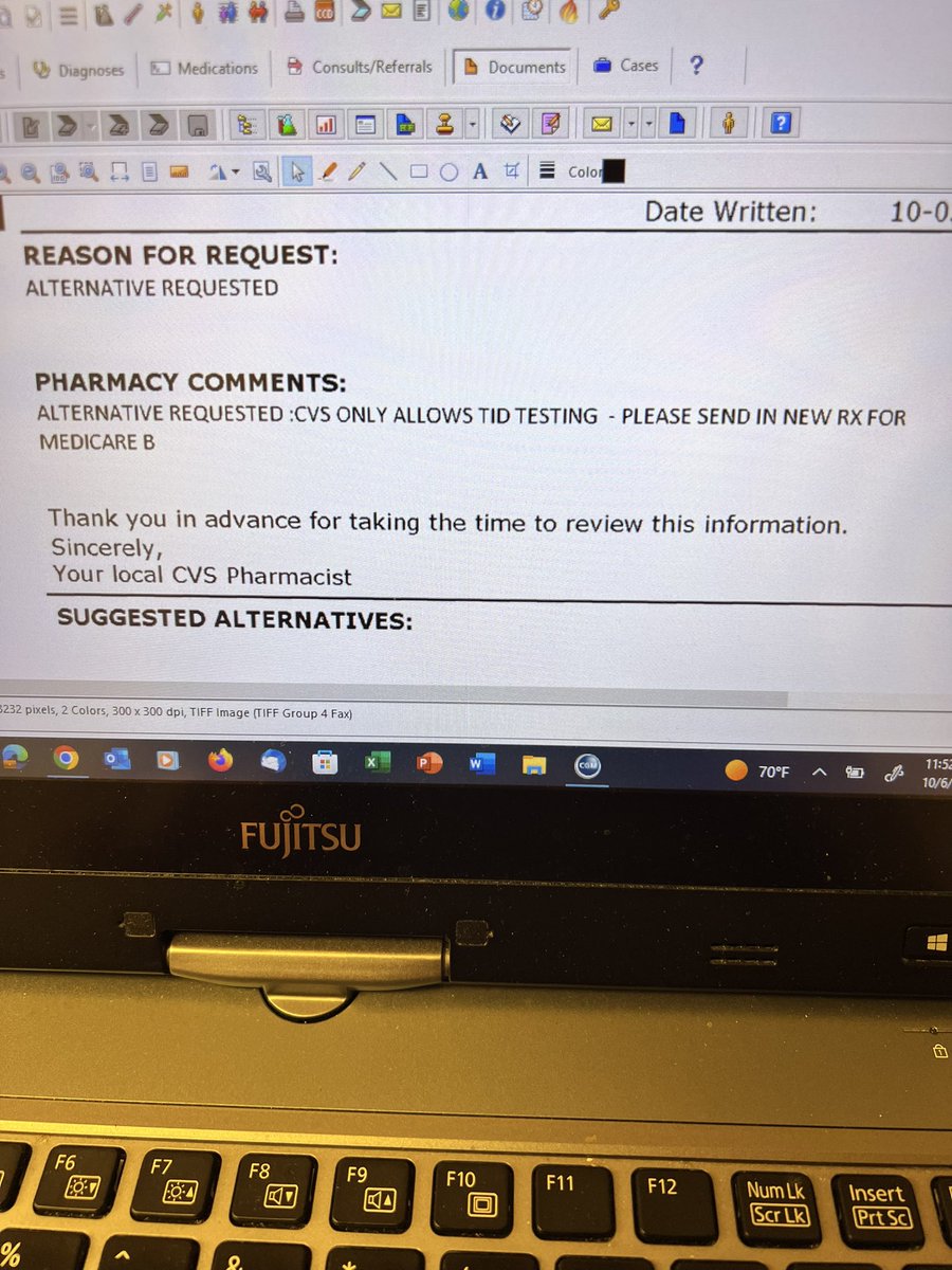 endo_mad's tweet photo. @CVSHealth has a corporate policy that forbids them from dispensing more than 3 test strips a day for insulin requiring  Medicare patients even though CMS will pay for more if medically necessary. 
#healthcareslander #medical #medicare #diabetes https://t.co/g5wY19n9j6