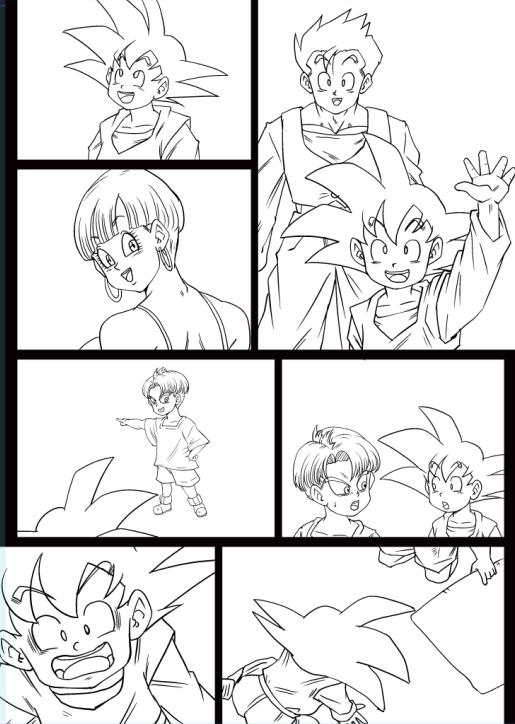 ペン入れ初めてみました(*'ω`*) 