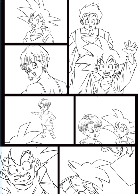 ペン入れ初めてみました(*'ω`*) 