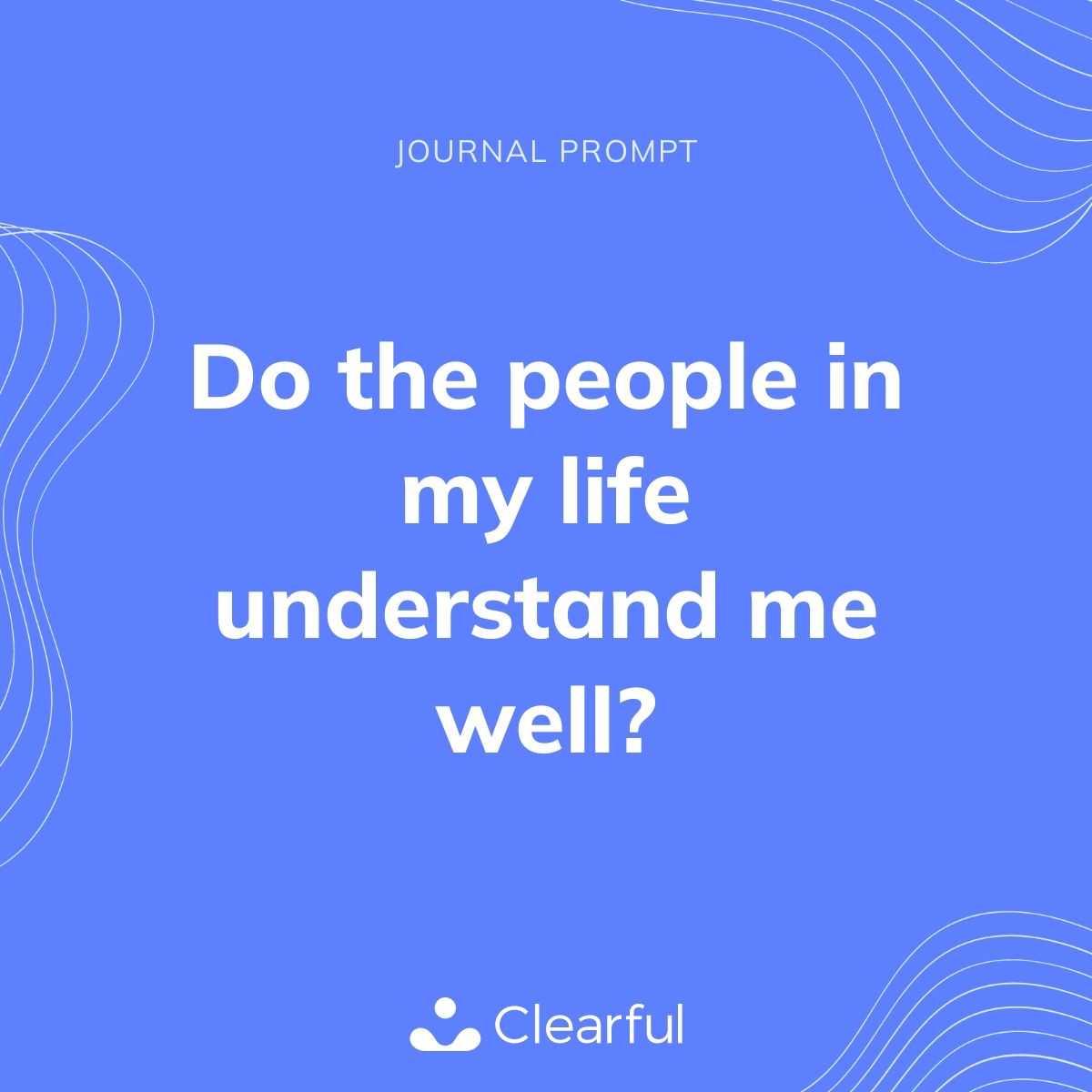 ✨Journal Prompt: Do the people in my life understand me well?

Share your answers below.

#journaling #journalprompt #mindfulness buff.ly/46qgzeW