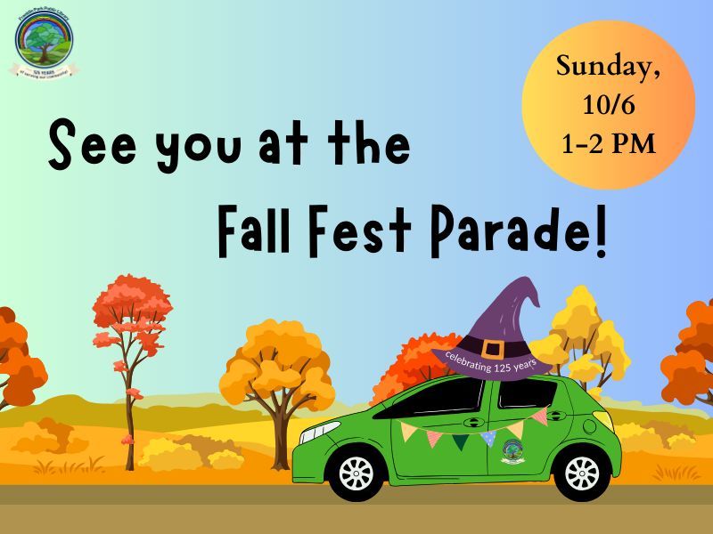 It’s the 46th Annual Eddie Biondo Fall Fest Parade today at 1:00 PM! The Library is excited to see new and familiar faces while we parade the streets of Grand, Scott, Rose, and Addison. For more information visit: facebook.com/share/p/veW6bs…