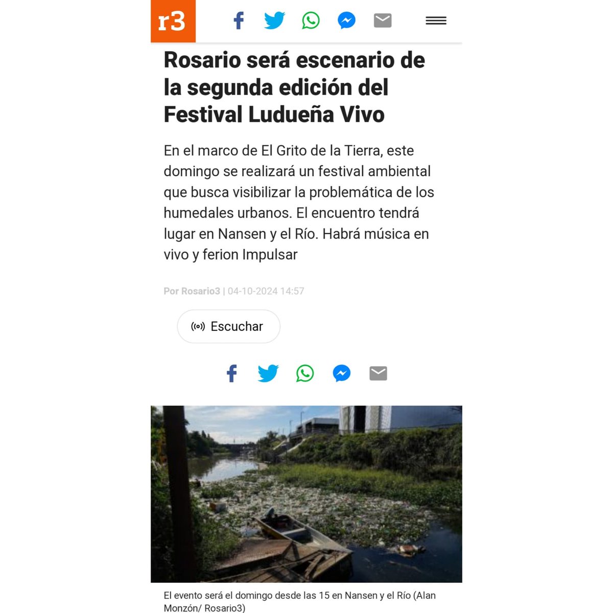 📰 Gracias por la nota <a href="/Rosariotres/">Rosario3.com</a> 
Hoy a partir de las 15 hs estaremos en el Festival Ludueña Vivo! 
.
.
.
#tango #rosariociudad #arroyoludueña #tangorosarino #Musica #musicaenvivo #tangonuevo