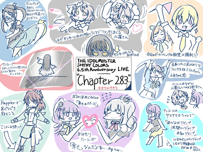 THE IDOLM@STER SHINY COLORS 
6.5th Anniversary LIVE 
"Chapter 283" DAY2記憶のカケラ…

座席ガチャも勝利…最高に楽しかったぜ…💫💫💫 