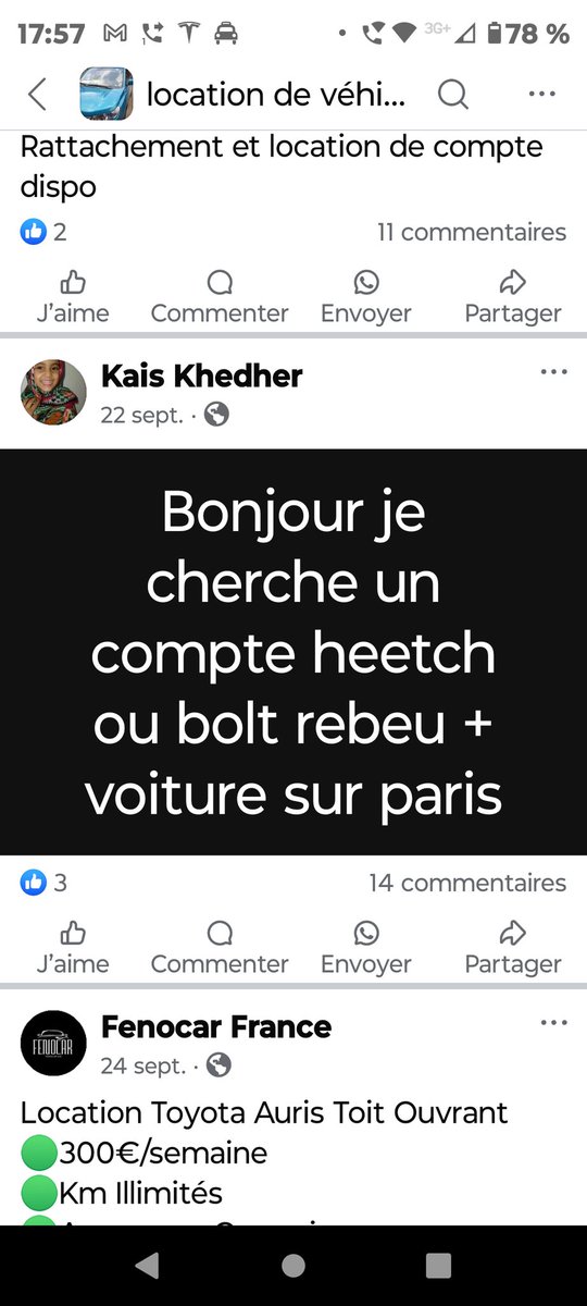 BikerIdfs's tweet image. #uber #bolt #heetch
Soyez vigilants !
1)Pas la bonne plaque d&apos;immatriculation et où 
2) pas la même tête que sur le profil de l&apos;application 
= NE PAS MONTER DANS LA VOITURE et déclarer sur l&apos;appli que vous n&apos;aviez pas le bon chauffeur.