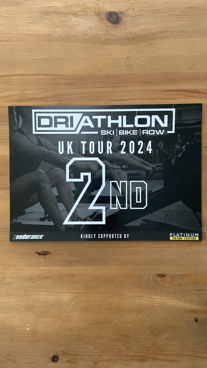 Not bad for our first attempt at a <a href="/driathlon/">DriAthlon</a>. Finishing 8th out of 738 on the national leaderboard 🎿🚴‍♀️🚣 #ski #bike #row