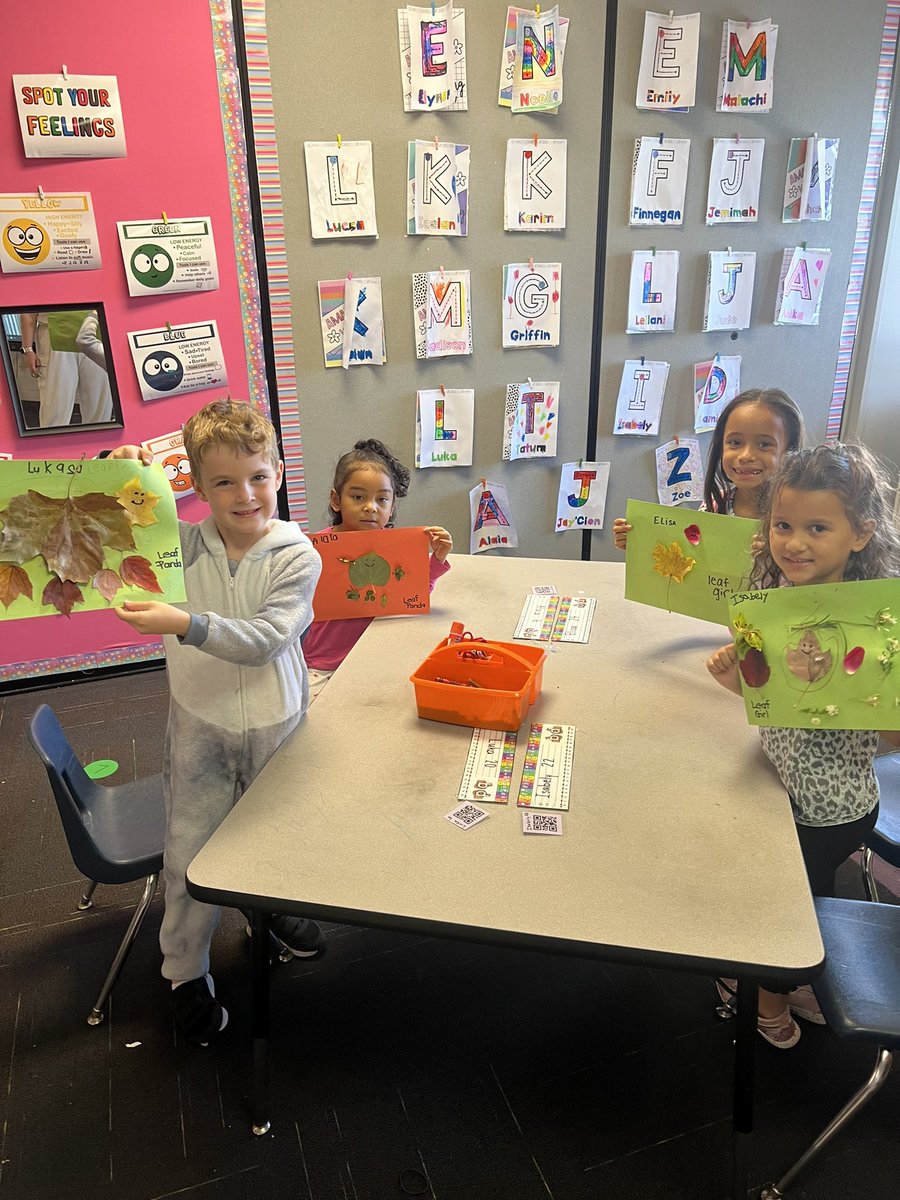 Our leaf characters after reading Leaf Man! 🍂 #ItsWorthIt #ParkSharks