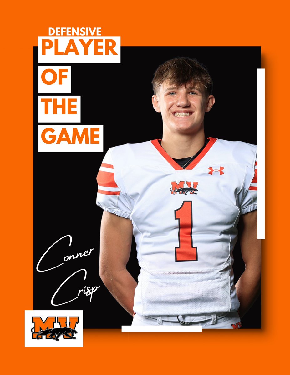 💥Defensive Player of the Game vs Laredo LBJ💥
C/O 2026 Defensive Back
Conner Crisp
#PantherTOUGH