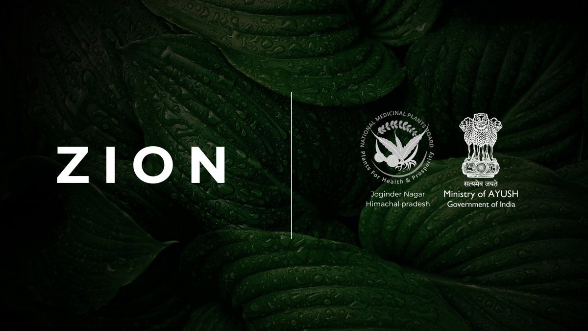 ZionOfNorth's tweet photo. Thrilled to announce the groundbreaking collaboration.
@ZionOfNorth  and the National Medicinal Plant Board @nmpb1 alongside the Ministry of AYUSH @moayush
Together, we’re merging Ayurvedic wisdom with modern wellness practices to create something truly transformative. https://t.co/vYkKDFFhB4