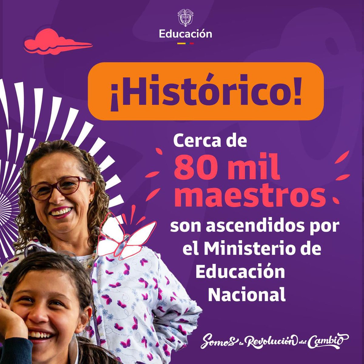 1/4 🧑‍🏫✨ En 2024, casi 80.000 docentes aprobaron la evaluación de ascenso o reubicación salarial. Este proceso, rediseñado por el Gobierno del Cambio, busca reconocer el mérito y la experiencia de los educadores, dignificando su labor.