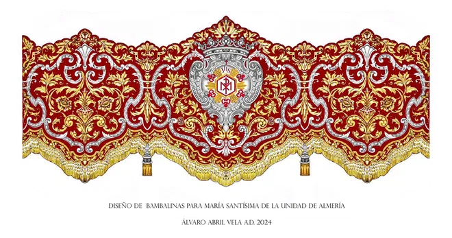 Presentado el Diseño del Palio de María Santísima de la Unidad de Almería