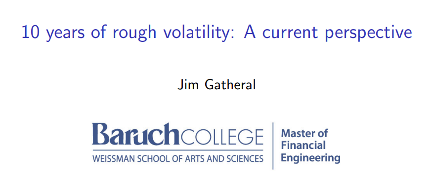 _heremitas's tweet photo. 10 years of rough vol and still no mention of industry adoption https://t.co/ApV07ReqVT