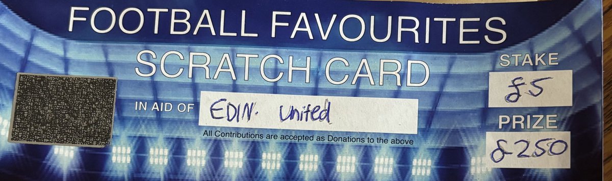EdinUtdu20s's tweet photo. 𝐅𝐨𝐨𝐭𝐛𝐚𝐥𝐥 𝐒𝐜𝐫𝐚𝐭𝐜𝐡 𝐂𝐚𝐫𝐝

Entry: £5 
Prize: £250 

A few teams left so be quick to snap up the last remaining teams! Message the page for details of teams. 

Likes &amp; RT’s appreciated 👊🏼 https://t.co/alSGM97fts