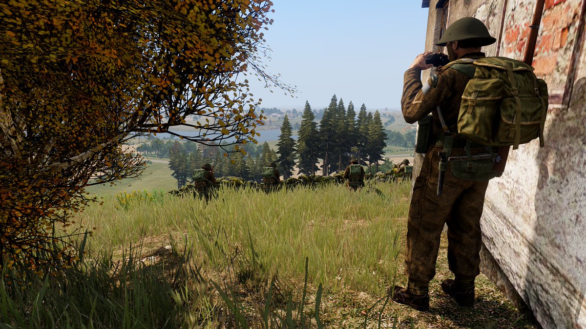 EuropeanRealism's tweet photo. WW2 Operation StopGap was conducted last night. Here are some snaps from the evening.  
Discord: https://t.co/sp184q9dEO 
#Arma3 #ArmaPhotography https://t.co/kPvKqH7Gzy
