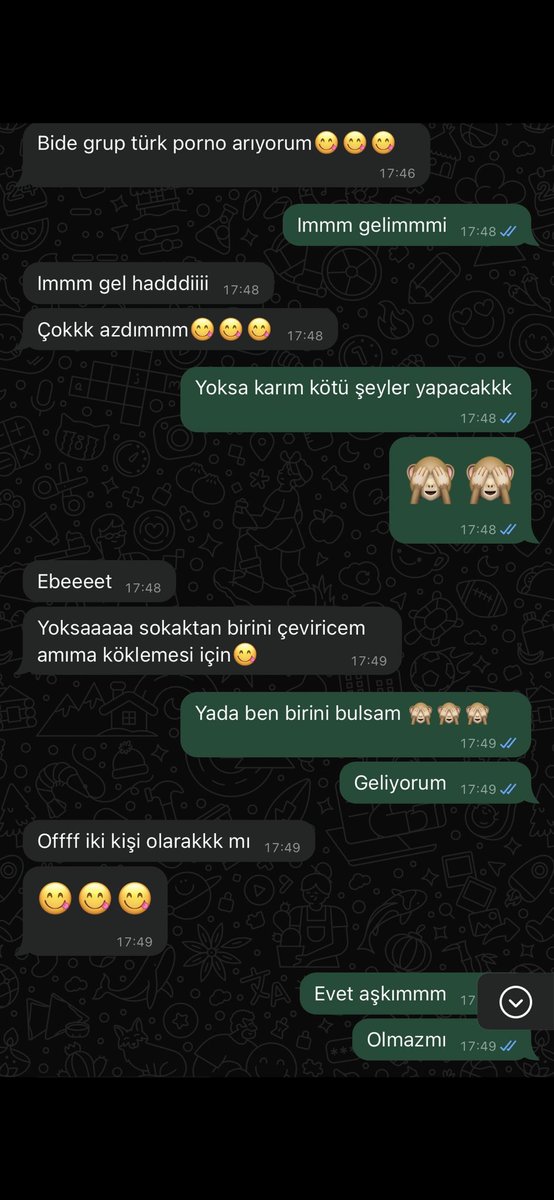 whatsappifsa's tweet photo. kocası yokken büyük sik arayan kadınla kocasının konuşması https://t.co/VSjNqYDJlr