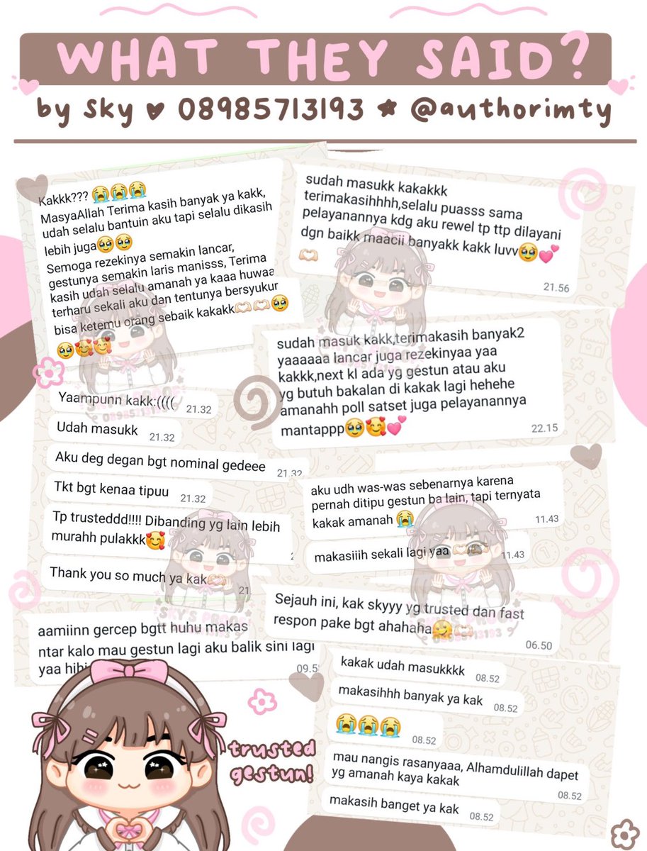 funkeiy's tweet photo. Nyari gēstun trusted? @authorimty solusinya! Fāst rēspond di jamin cepet.

V #zonauang https://t.co/VKg6G5gqb1
