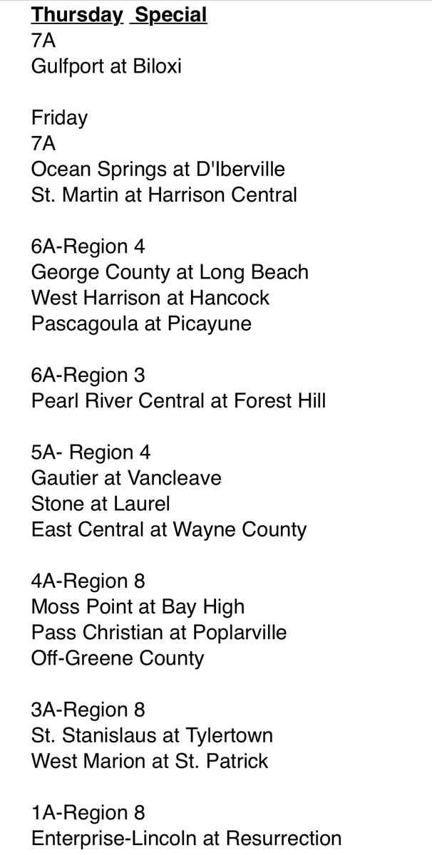 Coastfootball's tweet image. 👀 #QuickLook at #Week7

All Region Games ⬅️

Thursday Kick-Off Special✅

#CoastFootball 🏈
