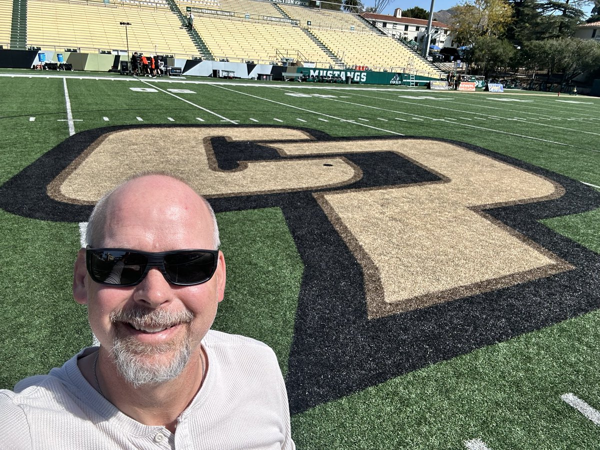 CoachGatch's tweet photo. Hell of a game last night in San Louis Obispo! Great to see former players and coaches today! #relentlessfootball https://t.co/7JCaqJiUiN