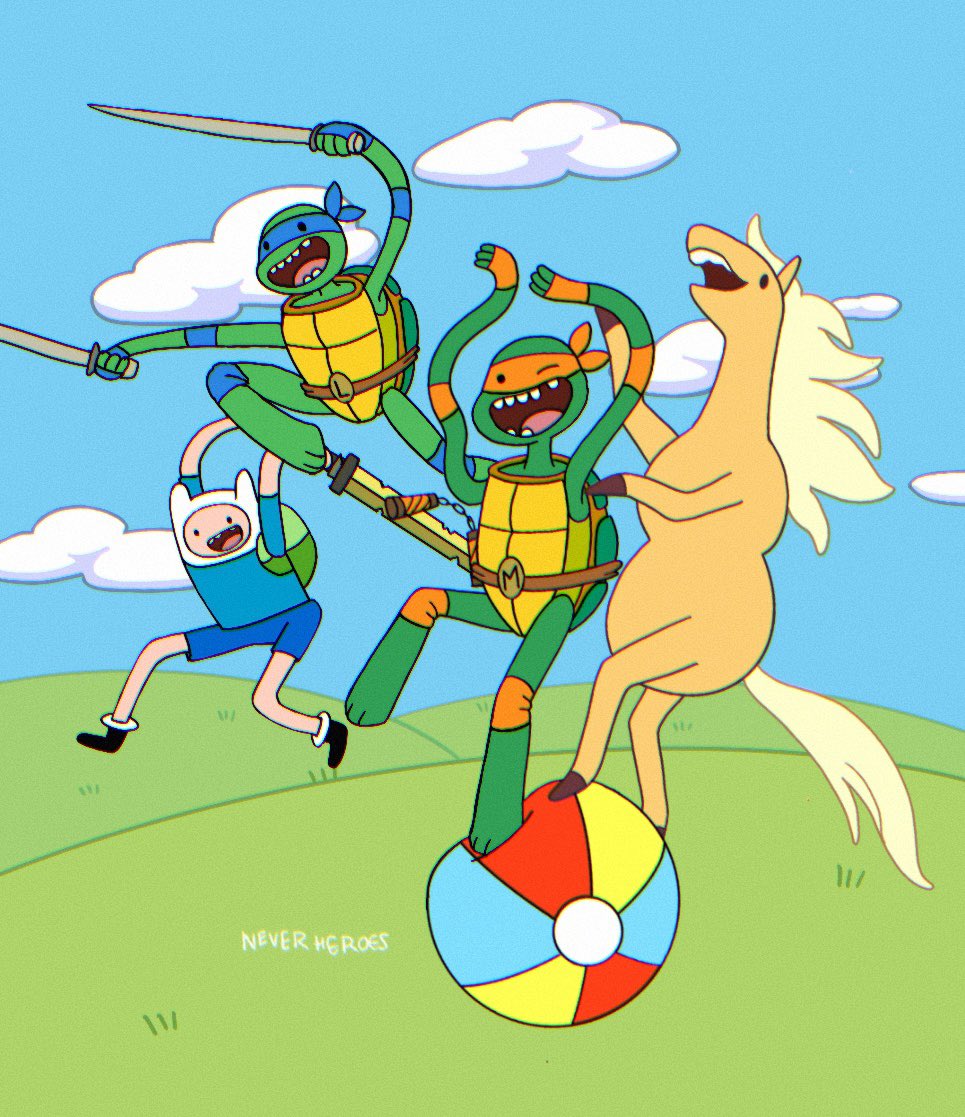 Back on my Adventure Time bs. Yes everything needs crossover art.