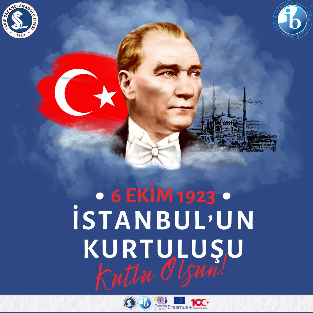İstanbul’un düşman işgalinden kurtuluşunun 101. yıl dönümünü gururla kutluyoruz! Bu özel günde, bağımsızlık uğruna canlarını feda eden kahramanlarımızı saygı ve minnetle anıyoruz.

<a href="/BesiktasMEM/">Beşiktaş İlçe Millî Eğitim Müdürlüğü</a> <a href="/istanbulilmem/">İstanbul İl Millî Eğitim Müdürlüğü</a> <a href="/tcmeb/">Millî Eğitim Bakanlığı</a> <a href="/MucahitYentur/">Murat Mücahit Yentür</a> <a href="/sedat_iskk/">SEDAT IŞIK</a> <a href="/ycl_cilingir/">Yücel Çilingir</a> <a href="/SabanciVakfi/">Sabancı Vakfı</a>