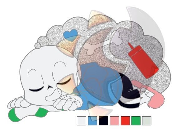 PureHeartBat's tweet photo. ✨️Sleepy Sans Enamel Pin✨️
Available for Pr3-0rder NOW!

💀 Glitter thought bubble
💀 Durable Butterfly clasps
 (tested on Amusment park rides)
💀 Silver Plated

✨️ Art by 🔞@HomunculusLover (no minors account)

🔗 to 🛍 - @F_N_Cs https://t.co/41p8EHfAcm