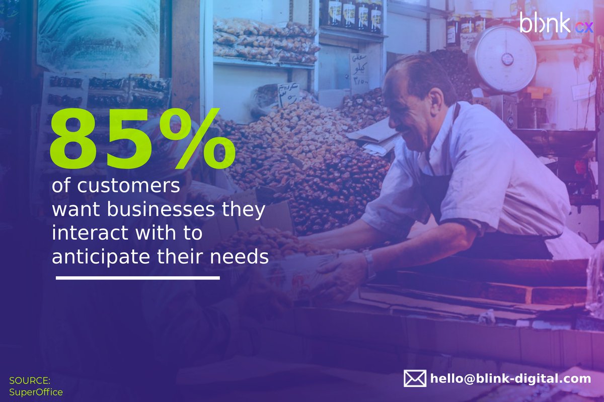 Hi. Vee here!

Sharing this info from <a href="/SuperOffice/">SuperOffice</a> that reveals 85% of customers expect proactive communication from the businesses they interact with.

How does your company ensure that it provides what your customers expect?
#CustomerExperience #CX