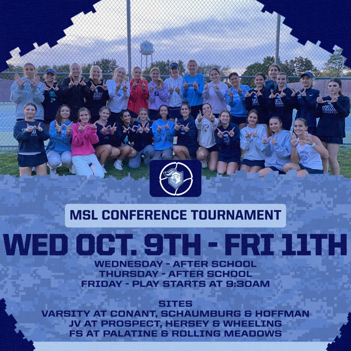 This coming week has the conclusion of the regular season with the MSL Conference Tournament kicking off on Wednesday 10/9. We will face off against the West and East over three straight days. Come on out to support PTEN at all levels!