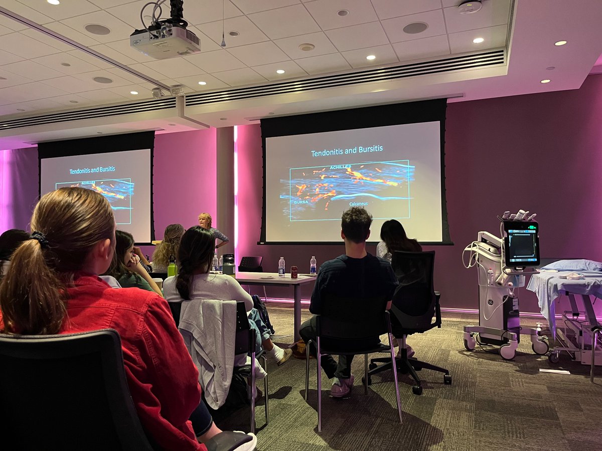 CrusSurc's tweet image. @crussurc basic course day 2 - pathology pearls ankle and foot Dr. Diane Wilson - look for RA erosions at MTP5 especially! Achilles only has a paratenon so look for parartenonitis not tenosynovitis! #pocus #mskus