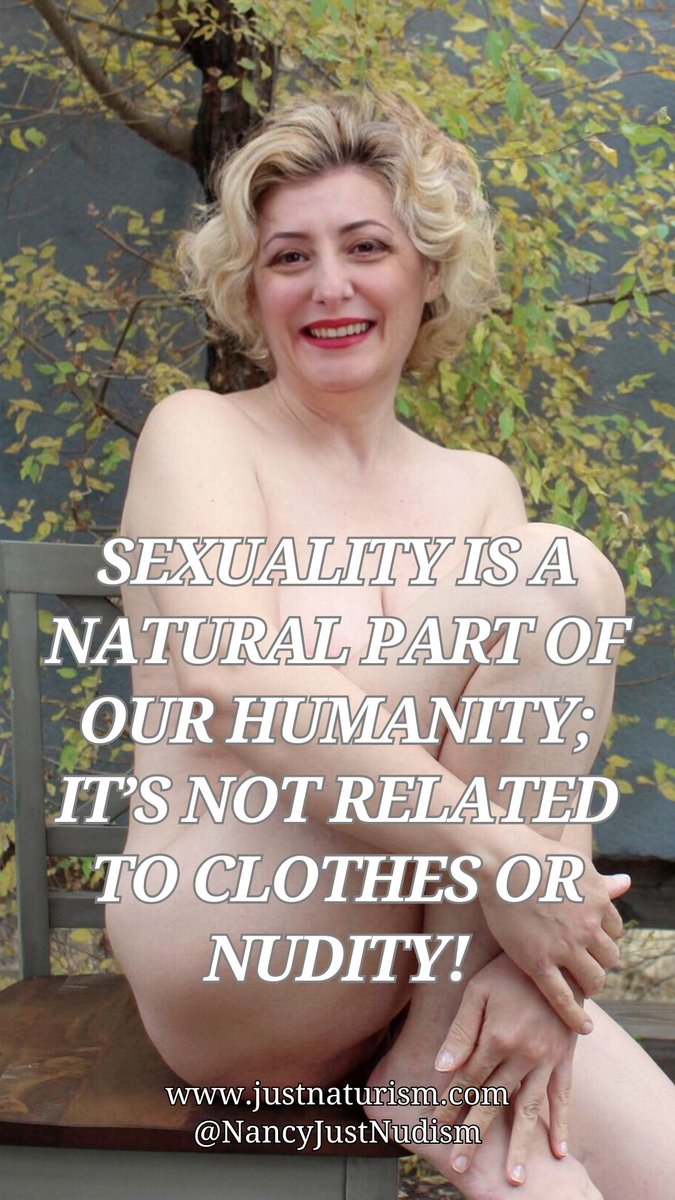 Being #naked doesn’t automatically spark sexual feelings; those feelings come from within us. It’s all about recognizing our natural needs and finding a healthy balance in our lives.