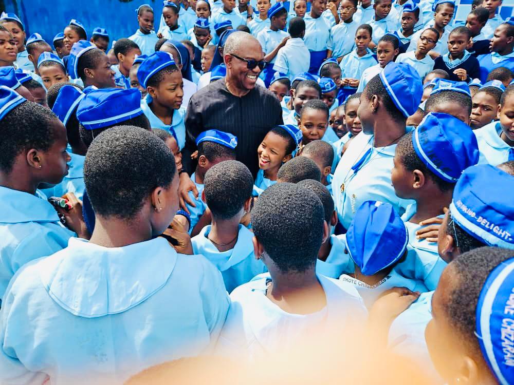 PeterObi's tweet photo. Today, Sunday, I had the honor of worshipping with the students of Holy Rosary College, Nsugbe, in celebration of their 10th anniversary—an important milestone for a school I had the privilege of laying the foundation for in 2013. 

This celebration also coincides with the Holy Rosary Sisters’ centenary, marking 100 years of their remarkable dedication to education, healthcare, and empowering individuals, thereby lifting them out of poverty since their founding by Bishop Joseph Shanahan in 1924.

As part of this special occasion, I attended a Mass yesterday at the Basilica of the Most Holy Trinity, Onitsha, where we reflected on the Sisters’ unwavering commitment to serving humanity. 

Their century-long mission has transformed countless lives, and I encouraged them to continue their invaluable work, especially in the areas of education, healthcare, and poverty alleviation.

To support their immense work, I pledged ₦120 million over the next two years. Of this amount, ₦100 million will be directed through their headquarters in Enugu, dedicated to their educational, healthcare, and humanitarian efforts, including the facilities they are building in Nsukka. 

The remaining ₦20 million is specifically for Holy Rosary College, Nsugbe, as part of redeeming a cheque I signed for them towards the end of my tenure as Governor, which was later canceled by the succeeding government. 

My commitment to education during my governorship remains unwavering, and this pledge reflects my belief that these sectors are vital to our nation’s development and require continuous investment and support.

I also encouraged the Sisters to continue serving the people of Nigeria without discrimination, as they have always done. 

The legacy of the Holy Rosary Sisters reminds us that through discipline, service, and unity, we can build a better society. 

I remain committed to supporting efforts that foster progress in education, healthcare, and poverty alleviation across Nigeria.

-PO