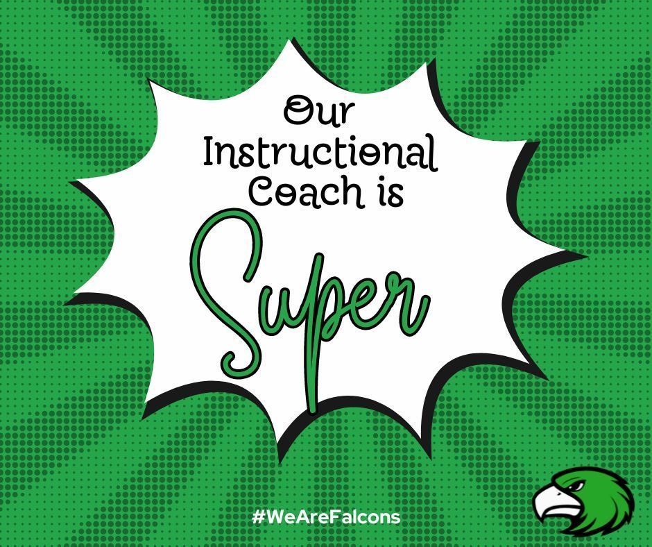 Our Instructional Coach is ✨SUPER✨!

Happy Instructional Coach's Day, Suzanne Murray!

#WeAreFalcons