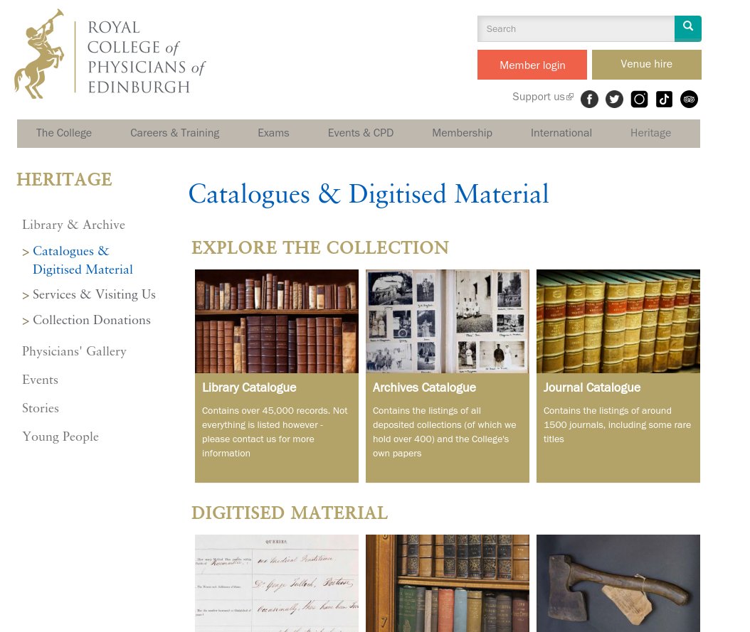 joedragovich's tweet photo. The Royal College of Physicians Edinburgh digital collections have a variety of medical themed soruces for scotland from the #c18th to the #c20th.
🗃️ 🧪 #histmed
https://t.co/P5PaTh025Z https://t.co/01Gl5qlvYs