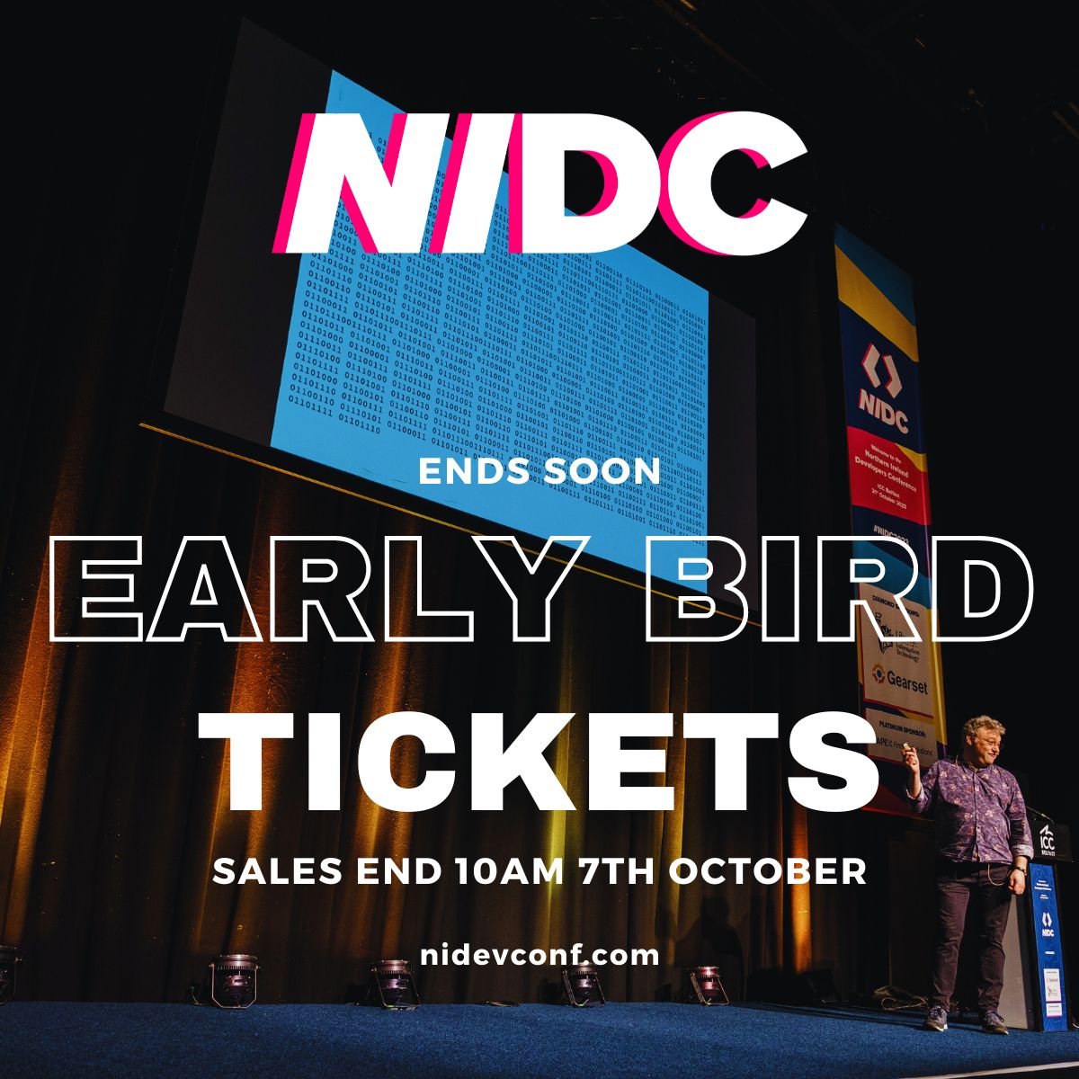 Still haven’t got a ticket? 🤨 (It’s ok, we’re not judging 😌… yet)

Early Bird tickets end tomorrow at 10am, so now's your last chance to save £25 before the price increases to £55!

Make sure you and your friends are sorted👇
buff.ly/3YLps1d

#EarlyBird #TechCommunity