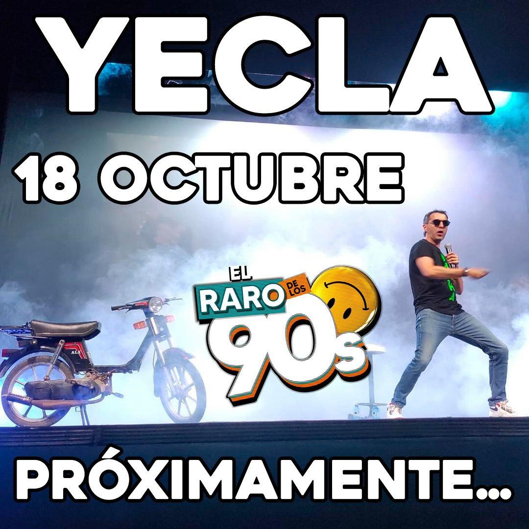 🔥 ¡QUÉ EMOCIÓN! 🔥

Para mis querid@s yeclanos y yeclanas SE VIENE UN EVENTO ESPECIAL.

Muy pronto estará en Yecla MI ESPECTÁCULO ESTRELLA ⭐

🎟️ 𝙗𝙮𝙙𝙖𝙫𝙞𝙙𝙙𝙤𝙢𝙞𝙣𝙜𝙪𝙚𝙯.𝙘𝙤𝙢 🎟️

#standup #standupcomedy #risass #los90 #losnoventa #rutadelbakalao #años90 #losaños90