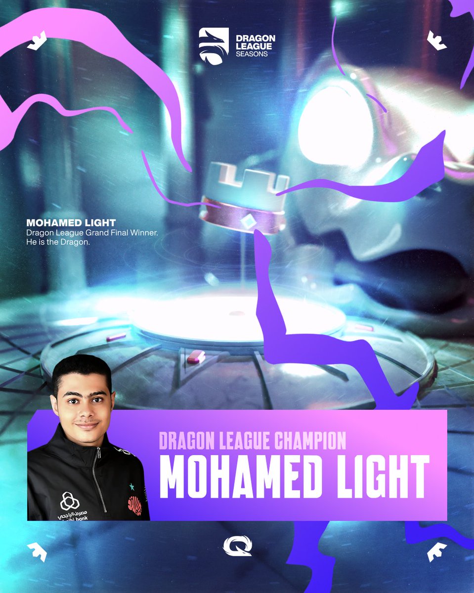 One Dragon 🐲 to Rule them all!

🥁🥁🥁

Mohamed Light is the Dragon League Seasons CHAMPION 👑