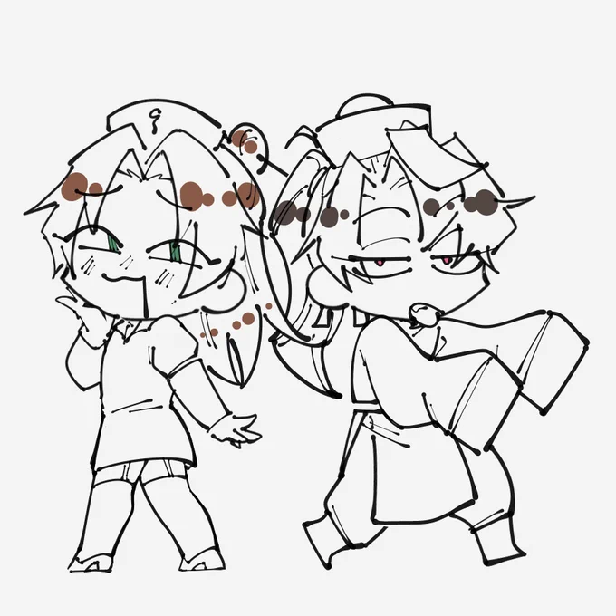 #hwagwitober2024  쌍존 (ssangjon)idk halloween outfits ig 