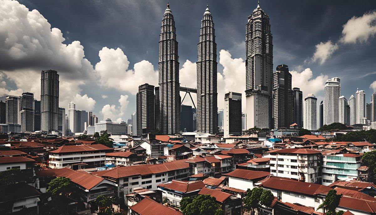 thecityarchive's tweet photo. Kuala Lumpur captured in a single shot: traditional homes framed by sleek skyscrapers in the distance 🌆🇲🇾. It highlights the city’s rapid modernization and Western influence, while the local culture remains deeply rooted.

 #Occidentalization #KualaLumpur #Modernization https://t.co/RFWbRfghA6