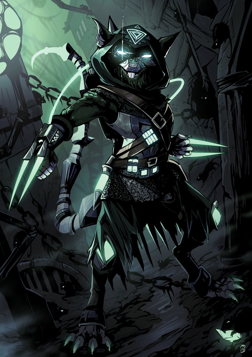SMDSpark's tweet image. "Hah!
Look-see who skitter-leaped all the way... down... into the Rat trap!
Enjoy Skavenblight!
It's the last place you'll see-see!"
Another brilliant COM by @Scabrosa 🐀💚