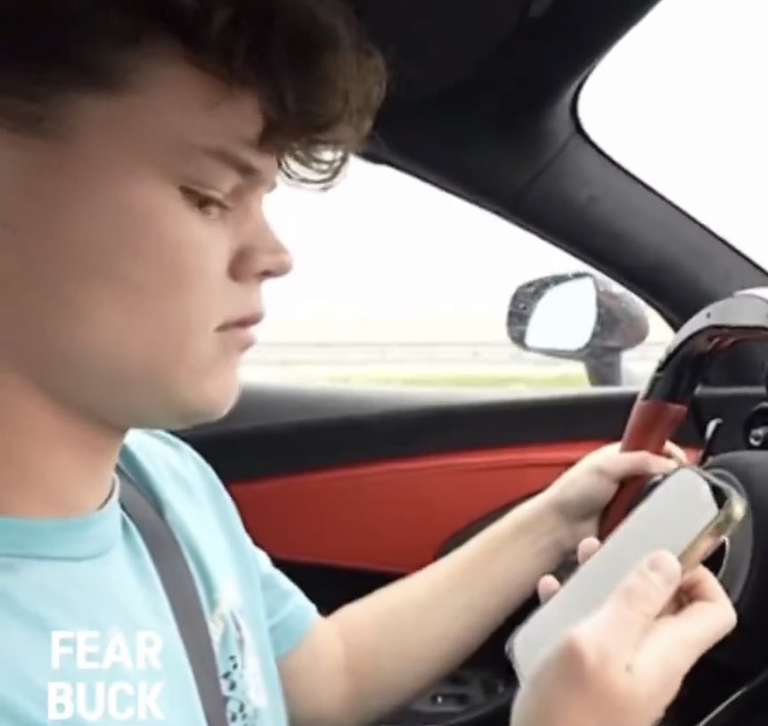 LinkedIn Influencers recording videos of themselves giving business advice while driving